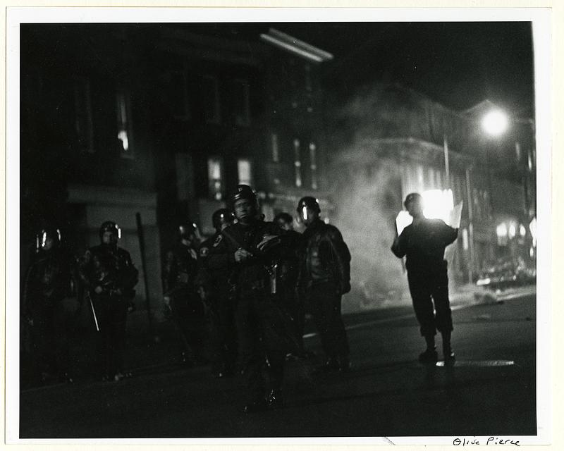 The Riot Squad on Cambridge Street after the Death of Larry Largey, October 1972