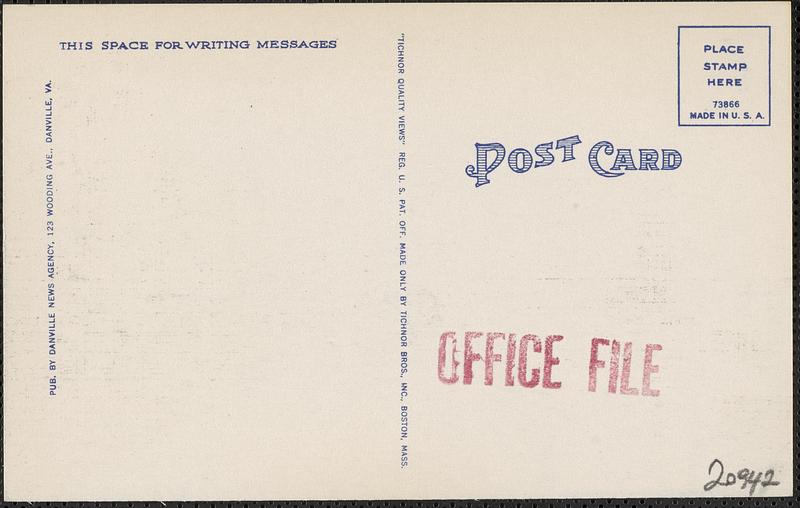 No. 8 Mill -- Riverside Division. Riverside and Dan River Cotton Mills, Danville, Virginia 16.