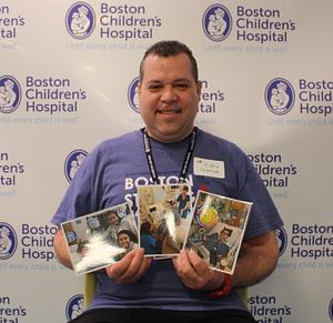 Eddie Garcia at the Boston Children's Hospital Photo Sharing Event