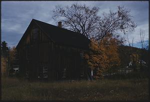 Autumn barn scene