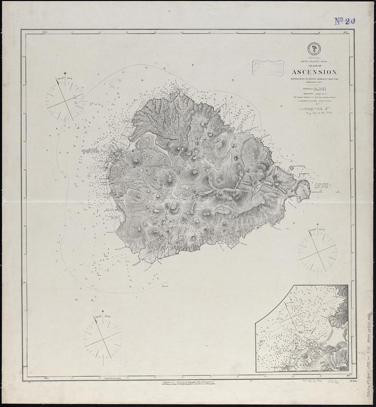 South Atlantic Ocean, Island of Ascension - Norman B. Leventhal Map ...