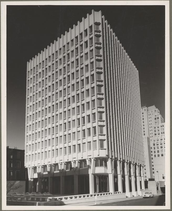 Boston, Blue Cross-Blue Shield Building, exterior, Paul Rudolph, 1960 ...