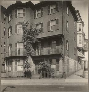 Boston, Francis Beebe house, So. Beacon Street and State House grounds