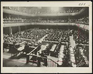 [Ass]embly of the League [of] Nations at Geneva. The assembly of the League of Nations at Geneve which began the last days of August.