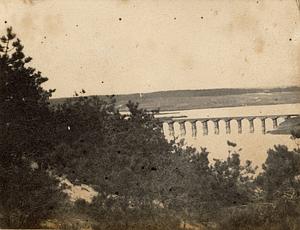 Railroad bridge over Bass River, South Yarmouth, Mass.
