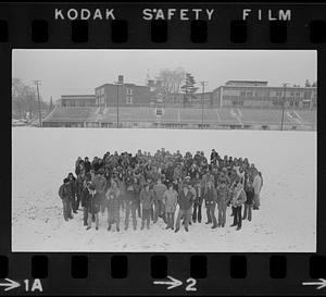 Senior class group in stadium