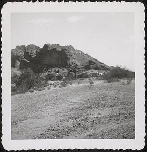 A rocky outcropping