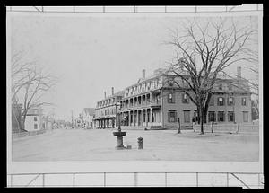 Eliot St. (Rte. 16), South Natick, looking west from the church