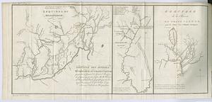 Esquisse des rivieres Muskinghum et Grand Castor que j'ai tiree du journal du General Bouquet, des papiers que m'ont confies M.M. Hutchins et Hooper, & des details geographiques du sauvage Shawanese, le Capt.e. White Eyes ; esquisse du Sioto ; esquisse de la riviere du Grand Castor pour les lettres d'un cultivateur Ameriquain