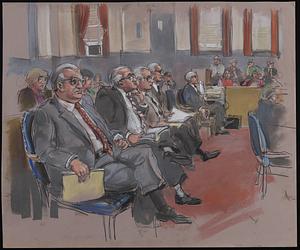 Courtroom scene