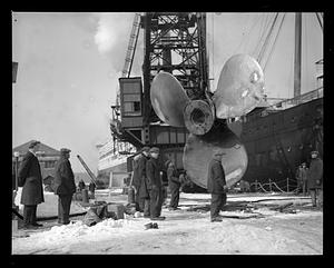 SS Leviathan gets new propeller