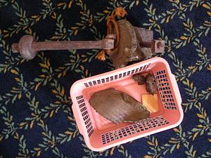 Metal tool and fragments