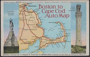 Cape Cod Lighthouse Map - Digital Commonwealth
