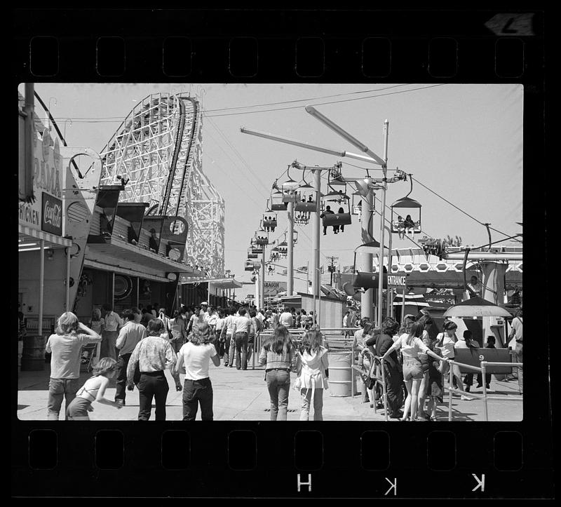 Summer rides at Paragon Park in Nantasket MA - Digital Commonwealth