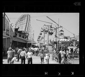 Summer rides at Paragon Park in Nantasket MA