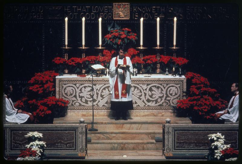 Christmas service at Trinity Church, Copley Square, Boston Digital