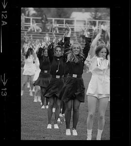 High school cheerleaders, Lawrence, MA