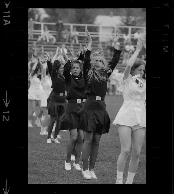 High school cheerleaders, Lawrence, MA