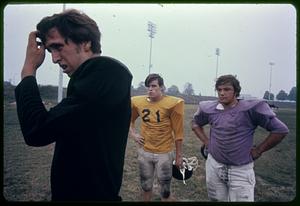 High school football practice, South Boston