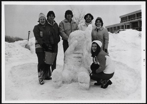 Photograph [realia], snow sculpture