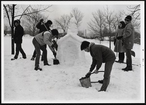 Photograph [realia], snow sculpture