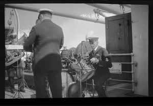 The German band on the S. S. Stuttgart, returning to U. S. A. from Galway