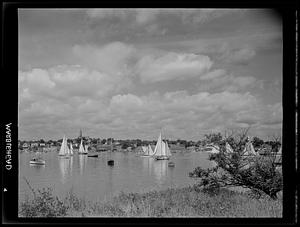 Marblehead, marine, vista over bay