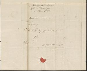 Alfred Cushman to George Coffin, 12 November 1839
