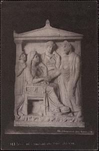 743 stele of Chaerestrate from Athens, stele of Damasistrate from Piraeus