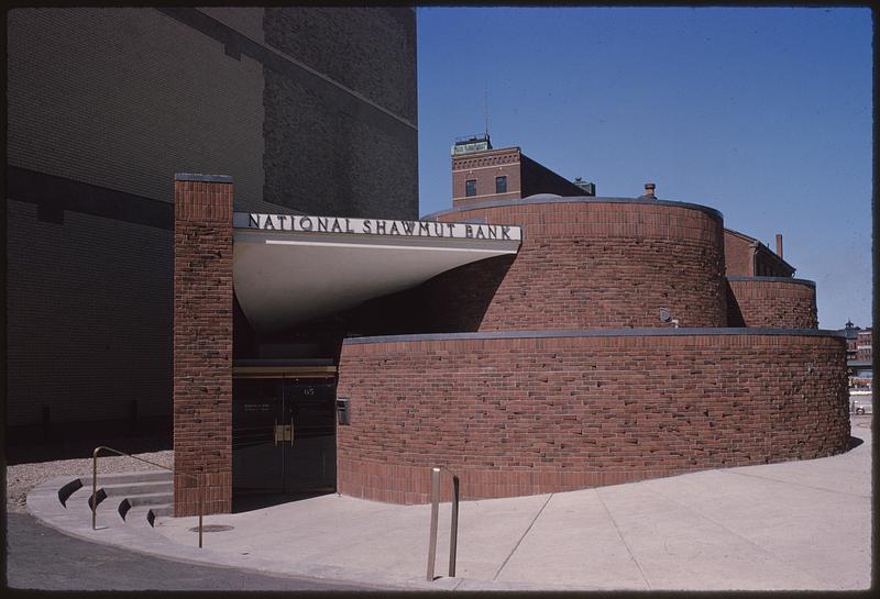 Entrance to National Shawmut Bank, Boston Digital Commonwealth