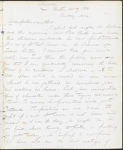 Letter from John D. Long to Zadoc Long and Julia D. Long, October 9, 1866