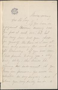 Letter from Mary W. Glover to John D. Long