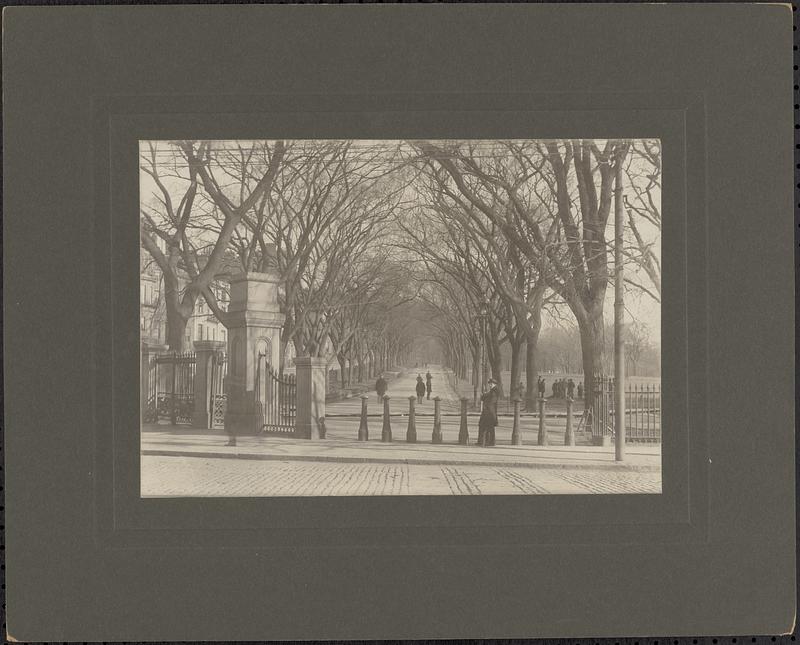 Boston Common at Beacon and Charles Sts.