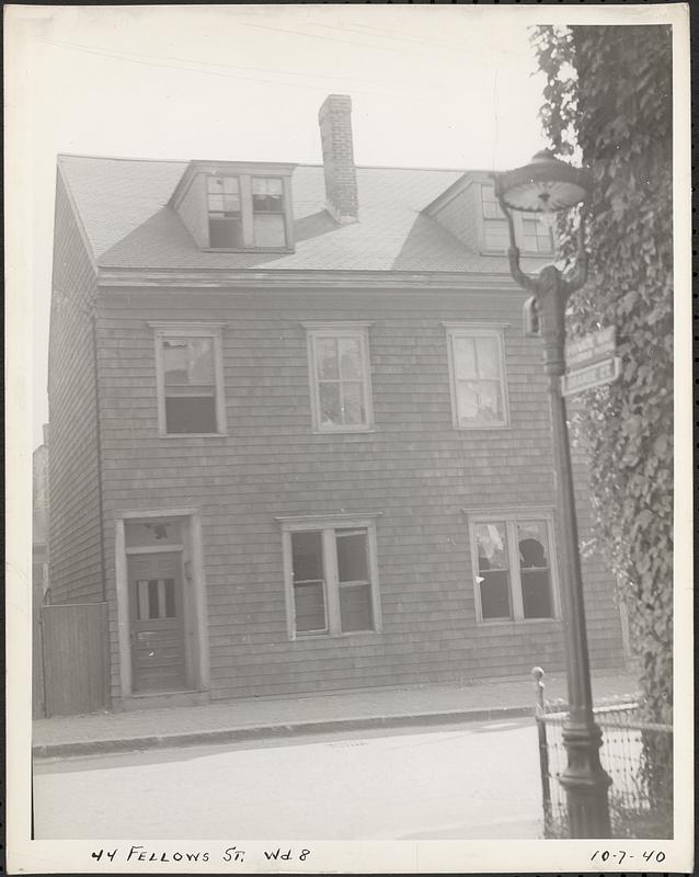 44 Fellows St., wd. 8