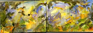 The abstract painting