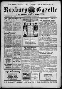 Roxbury Gazette and South End Advertiser, November 14, 1947