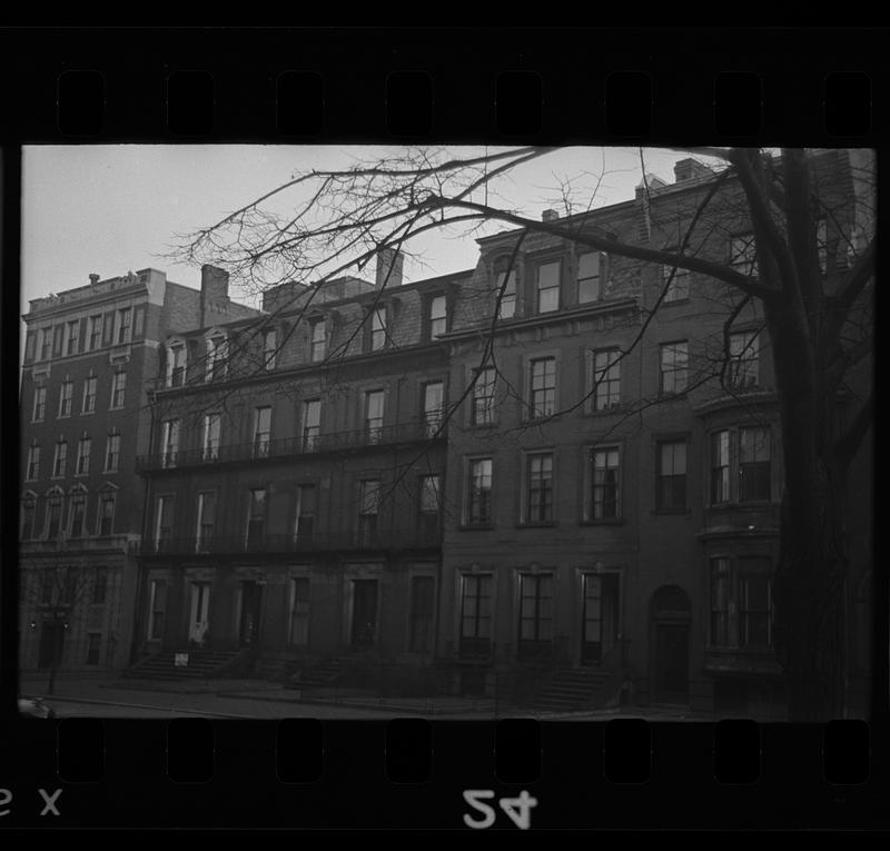 Beacon Street, Boston, Massachusetts, between Gloucester Street and Hereford Street