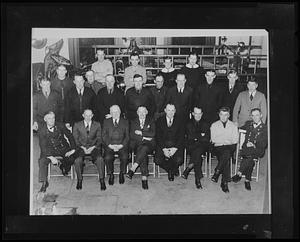 Unidentified group of 23 men