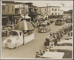 Parade through Railroad Square