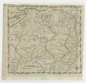 A map of Pensylvania, with part of the adjacent states, from the latest surveys