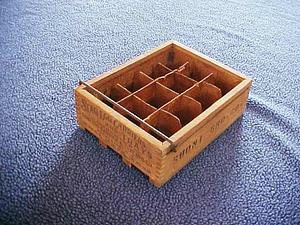 Wooden egg carrier