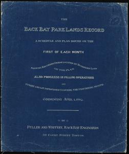 The Back Bay Park lands record
