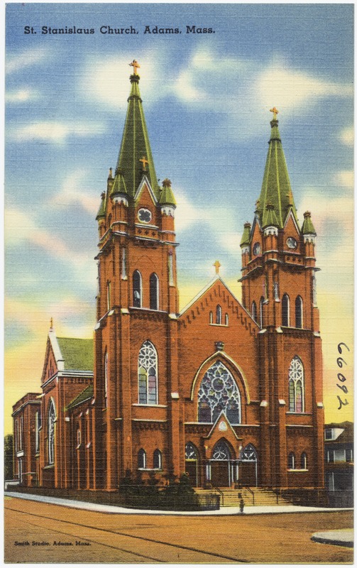 St. Stanislaus Church, Adams, Mass. Digital Commonwealth