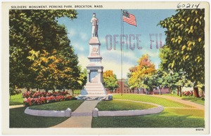Soldiers' Monument, Perkins Park, Brockton, Mass.
