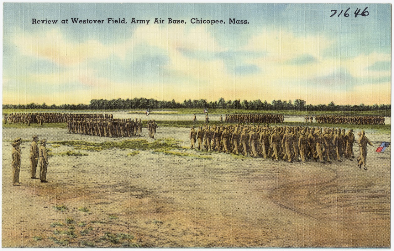 Review at Westover Field, Army Air Base, Chicopee, Mass.