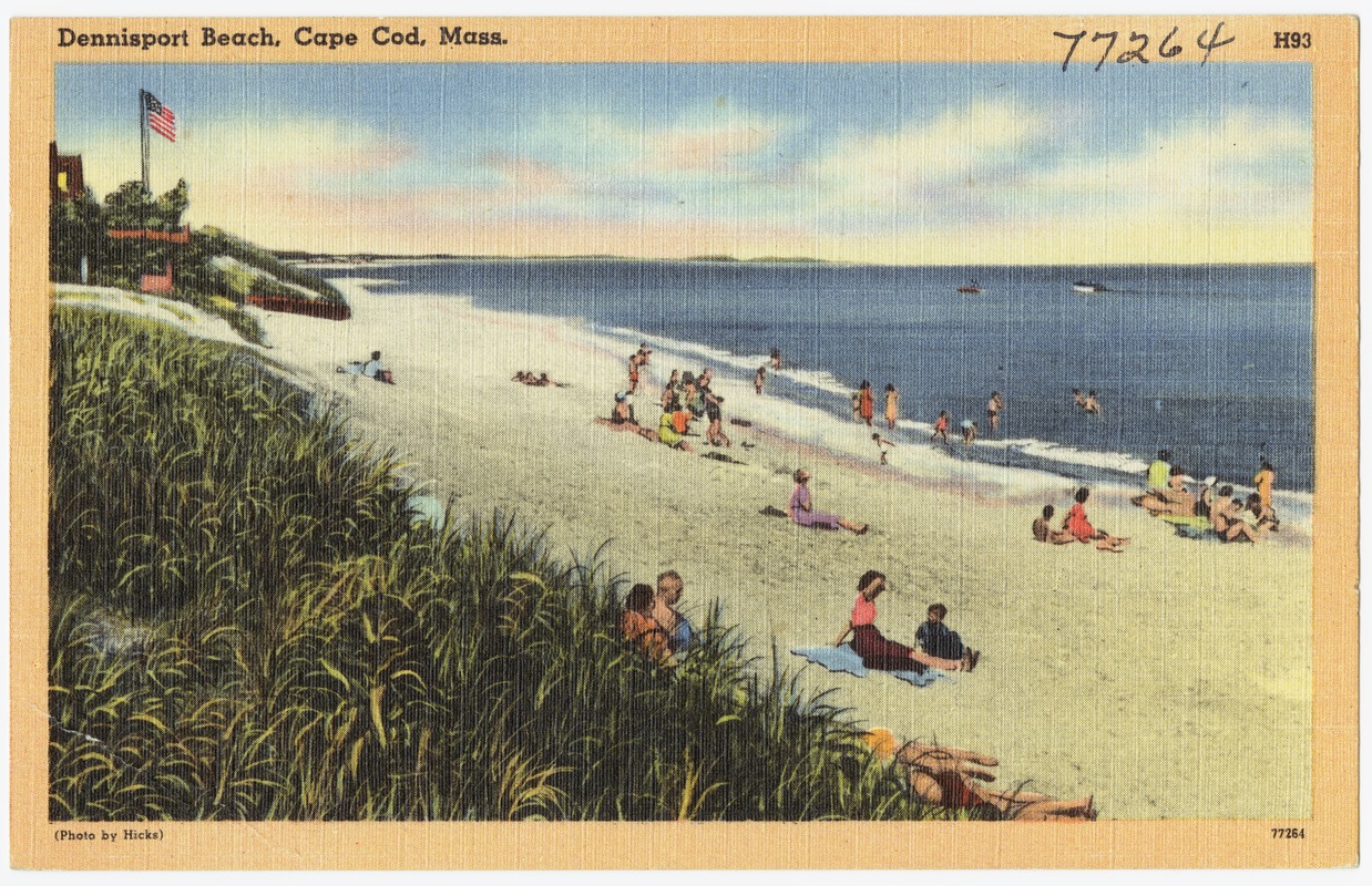 Dennisport Beach, Cape Cod, Mass. Digital Commonwealth