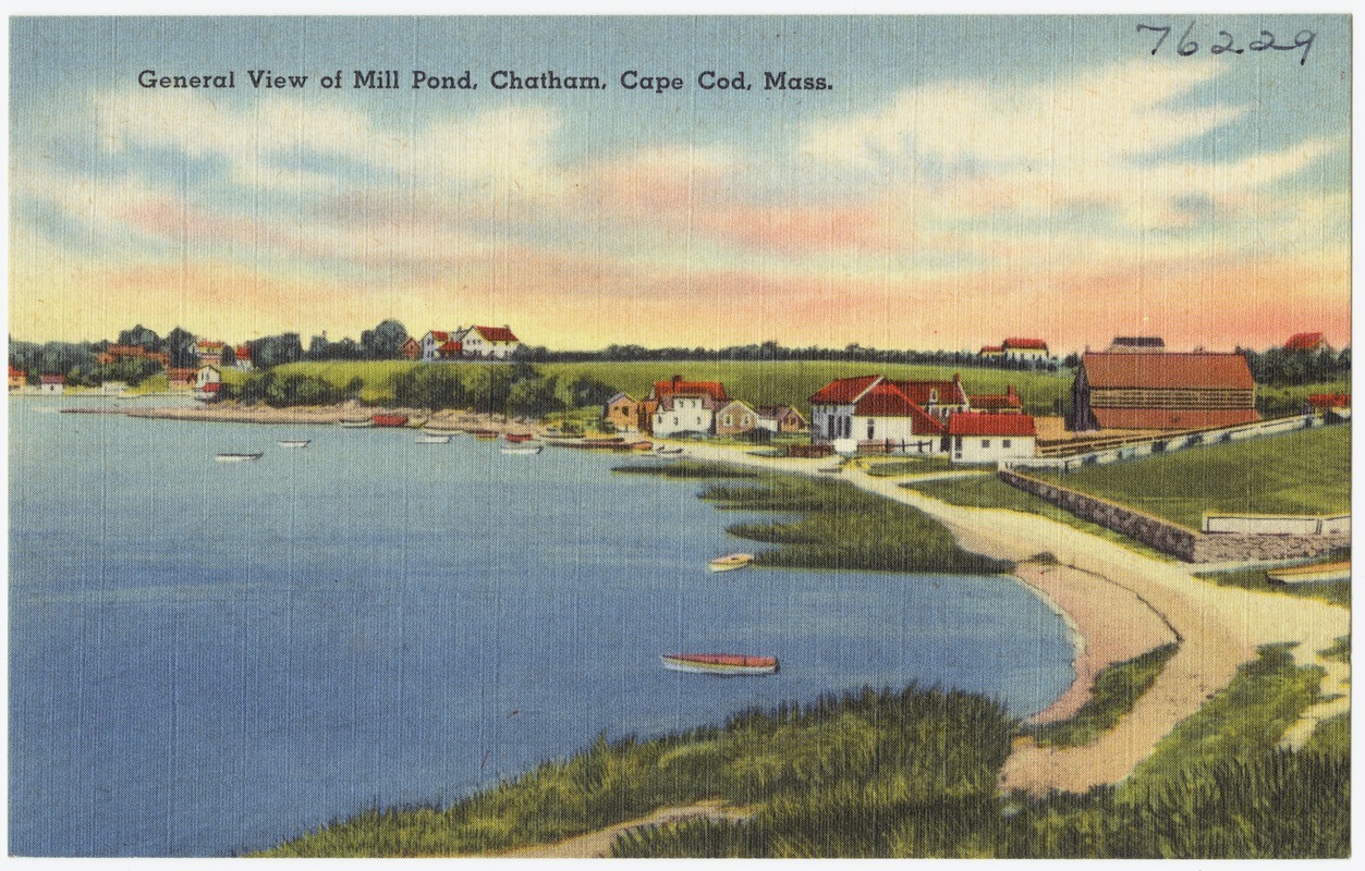 General view of Mill Pond, Chatham, Cape Cod, Mass.