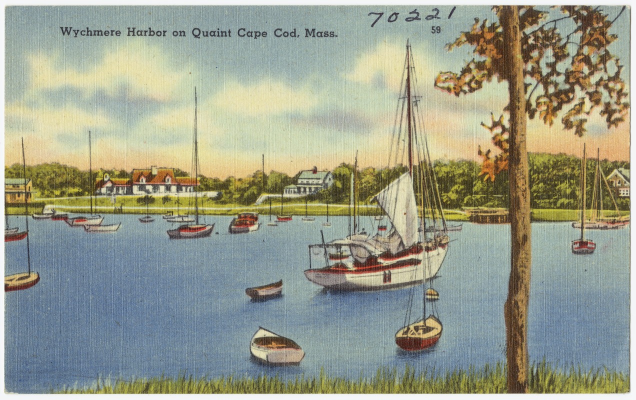 Wychmere Harbor on Quant Cape Cod, Mass.