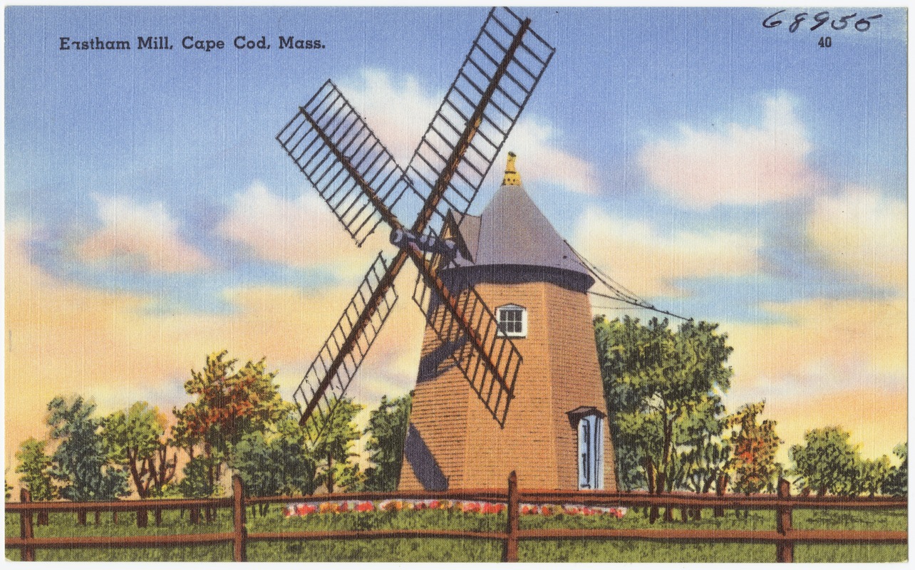 Eastham Mill, Cape Cod, Mass. Digital Commonwealth