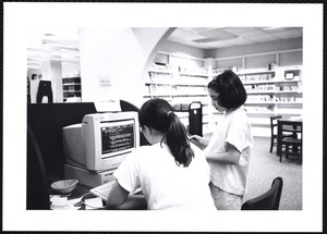 Newton Free Library, Newton, MA. Communications & Programs Office. Computer screen shot
